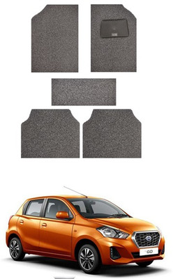 RKPSP PVC 5D Mat For  Datsun Go(Black)