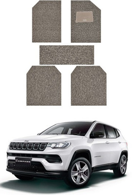 RKPSP PVC 5D Mat For  Jeep Compass(Beige)