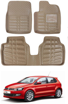 RKPSP Plastic 5D Mat For  Volkswagen Polo GT(Beige)