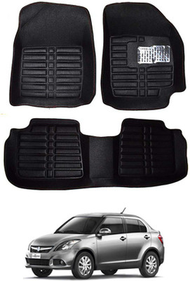 RKPSP Plastic 5D Mat For  Maruti Suzuki Swift Dzire(Black)