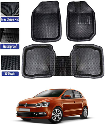 RKPSP PVC Tray Mat For  Volkswagen Polo(Black)