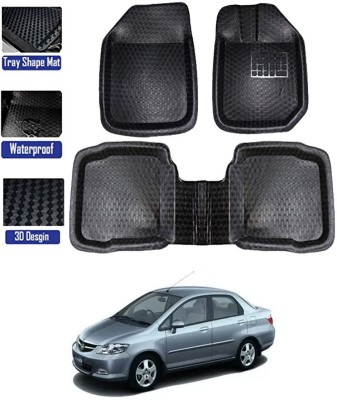 RKPSP PVC Tray Mat For  Honda City ZX(Black)