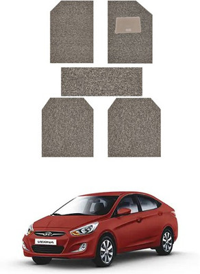 RKPSP PVC 5D Mat For  Hyundai Verna(Beige)