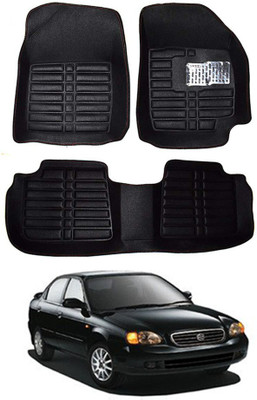RKPSP Plastic 5D Mat For  Maruti Suzuki Baleno(Black)