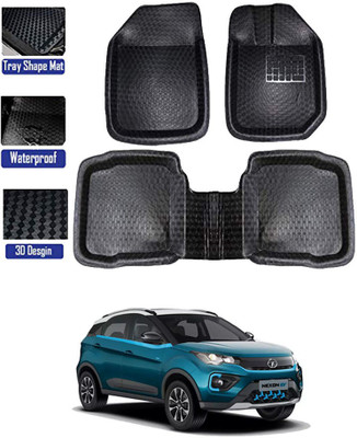 RKPSP PVC Tray Mat For  Tata Nexon EV(Black)