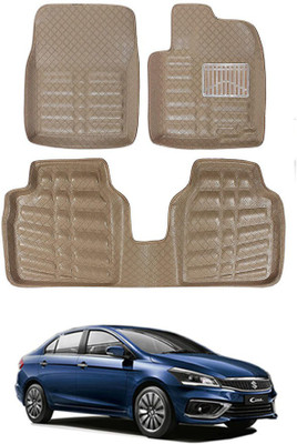RKPSP Plastic 5D Mat For  Maruti Suzuki Ciaz(Beige)