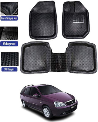 RKPSP PVC Tray Mat For  Tata Indigo Marina(Black)