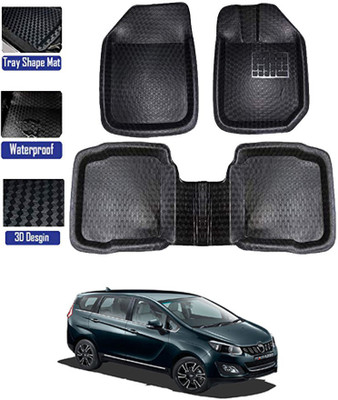 RKPSP PVC Tray Mat For  Mahindra Marazzo(Black)