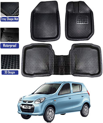 RKPSP PVC Tray Mat For  Maruti Suzuki Alto 800(Black)