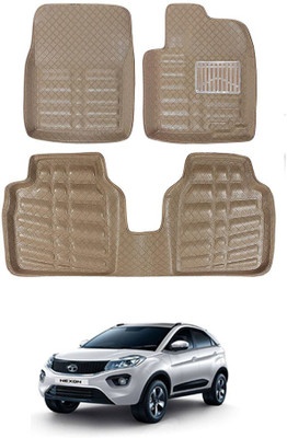 RKPSP Plastic 5D Mat For  Tata Nexon(Beige)