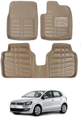 RKPSP Plastic 5D Mat For  Volkswagen Polo(Beige)