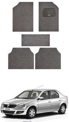 RKPSP PVC 5D Mat For  Mahindra Logan(Black)