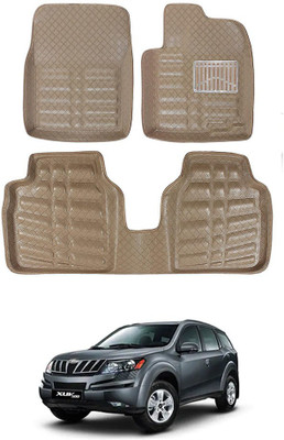 RKPSP Plastic 5D Mat For  Mahindra XUV 500(Beige)