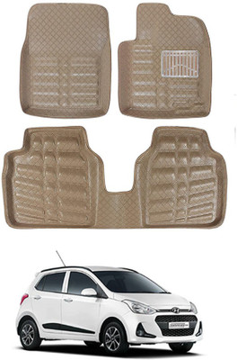 RKPSP Plastic 5D Mat For  Hyundai Grand i10(Beige)