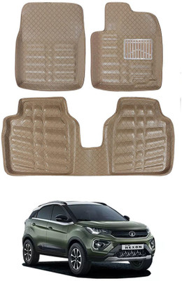 RKPSP Plastic 5D Mat For  Tata Nexon(Beige)