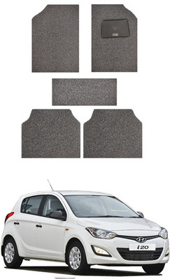 RKPSP PVC 5D Mat For  Hyundai i20(Black)