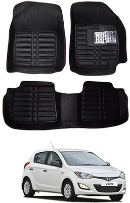 RKPSP Plastic 5D Mat For  Hyundai i20(Black)