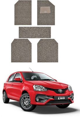 RKPSP PVC 5D Mat For  Toyota Etios Liva(Beige)