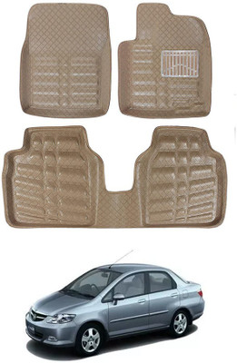 RKPSP Plastic 5D Mat For  Honda City ZX(Beige)