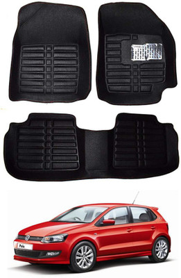RKPSP Plastic 5D Mat For  Volkswagen Polo GT(Black)