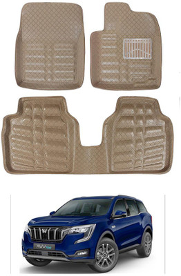 RKPSP Plastic 5D Mat For  Mahindra Universal For Car(Beige)