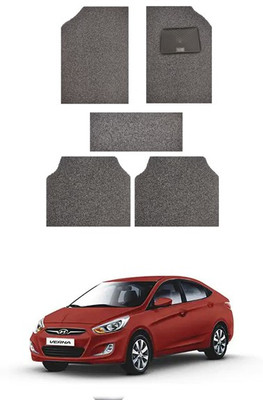 RKPSP PVC 5D Mat For  Hyundai Verna(Black)