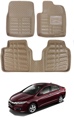 RKPSP Plastic 5D Mat For  Honda City i-Dtec(Beige)