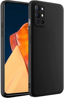 CaseTOcase Back Cover for OnePlus 9R 5G(Black, Matte Finish, Silicon, Pack of: 1)