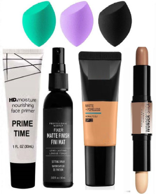 SHAGGY PRIMER,FIXER,FOUNDATIO,CONTOUR STICK(7 Items in the set)