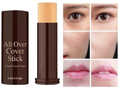 GFSU OIL FREE HD FOUNDATION ALL IN ONE MAKEUP STICK Concealer(HONEY BEIGE, 14.2 g)