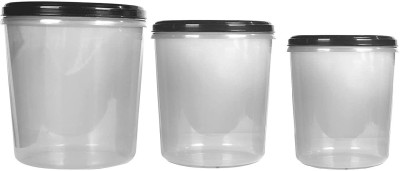 PRAGATI SALES Plastic Utility Container  - 5 L, 7.5 L, 10 L(Pack of 3, Black)