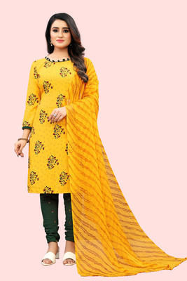 Kashvi Crepe Floral Print Salwar Suit Material