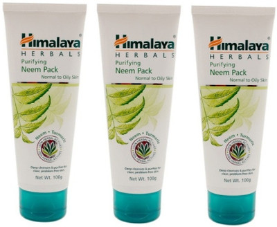 HIMALAYA Purifying Neem Pack (Pack of 3)(300 g)