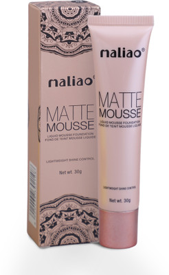 maliao foundation long lasting matte Mousse Liquid Lightweight Shine Control 30g Foundation(soft ivory, 30 g)
