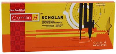 Camlin Scholar Mathematical Instruments Geometry Box