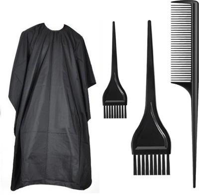 KYP Fashion Hair Dye Coloring Brush Comb Apron Sheet For Home Salon Parlour