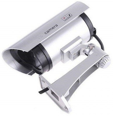 Cpixen 3 Pcs Fake Security Camera, Bullet Dummy Simulated Surveillance Security Cameras Security Camera(3 Channel)