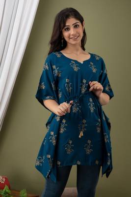 Mialo fashion Women Printed Kaftan Kurta