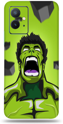 SkinoMania Iqoo Z6 5g Mobile Skin Mobile Skin(Green-Hulk)