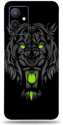 SkinoMania Iqoo Z6 5g Mobile Skin Mobile Skin(Multicolor Tiger-Green)