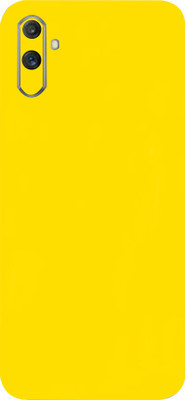BUGGU Realme C3 Mobile Skin(Ultra Super Yellow Matte Skin With High Matte Finish.)