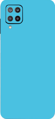 BugguSkin Samsung Galaxy F12, SAMSUNG Galaxy F12 Mobile Skin(Ultra Super LightBlue Matte Skin With High Matte Finish.)