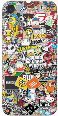 Orgic India Apple iPhone XR Mobile Skin(Sticker Bomb)