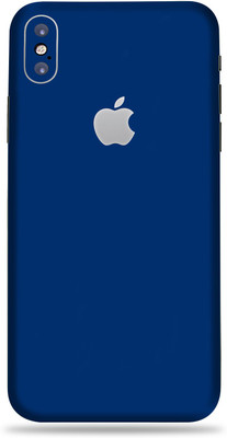 AsSkin Apple iPhone X Mobile Skin(Ultra Super Dark Blue Matte Skin With High Matte Finish..)