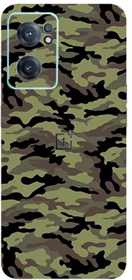 AsSkin One Plus Nord Ce2 5g, one plus nord ce2 5g Mobile Skin(Ultra Super Military Green Camoflage With High Matte Finish.)
