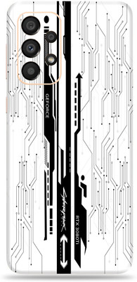 SkinoMania Samsng Glx A33(5G) Mobile Skin Mobile Skin(White Cyberpunk)
