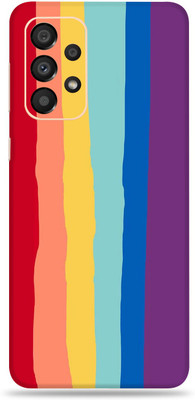 SkinoMania Samsng Glx A33(5G) Mobile Skin Mobile Skin(Multicolor Rainbow Lines)