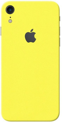 Orgic India Apple iPhone XR Mobile Skin(Yellow)