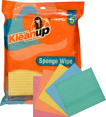 Kleanup Cellulose Sponge Wipe for Kitchen/Table/Slab/Glass Cleaning 10x Absorption Wipe Wipes(Multicolor)