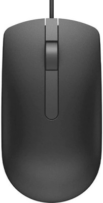 RKC DELL MOUSE Wired Optical Mouse(USB 2.0, Black)